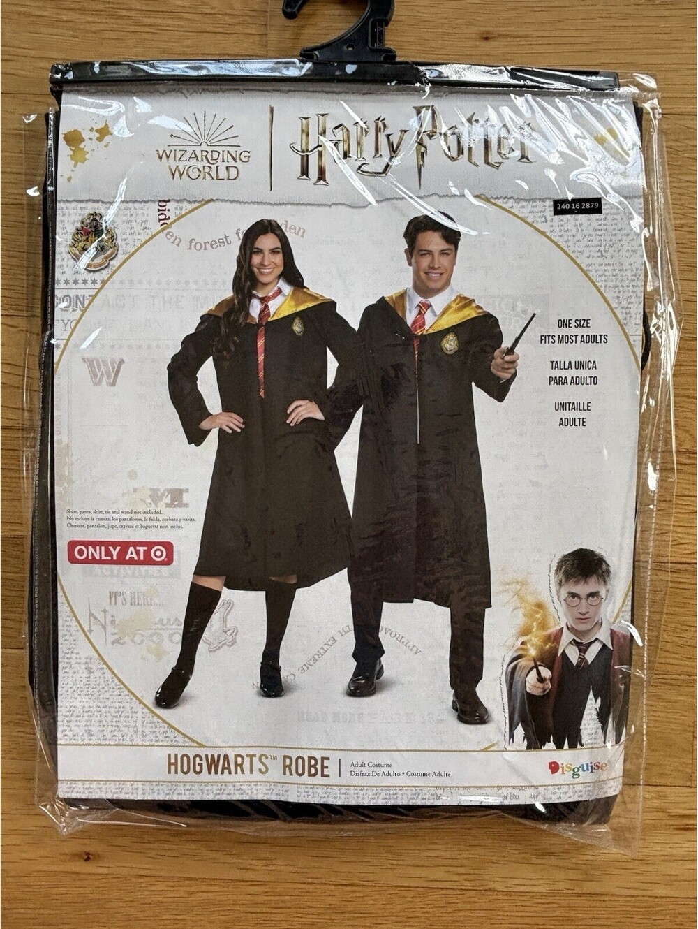 Harry Potter Hogwarts Adult Robe Costume Target Exclusive One Size Disguise NIP